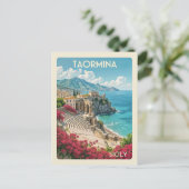 Sicilië Taormina Italië Reizen Briefkaart (Staand voorkant)