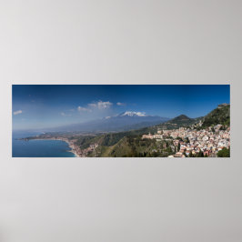 Sicilië - Taormina voor het poster van Etna