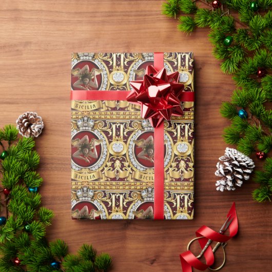 Sicilië Trinacria Cadeau Cadeaupapier (Feestdagen Geschenken)