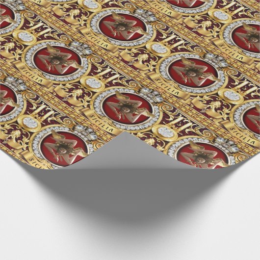 Sicilië Trinacria Gift Cadeaupapier (Hoek)