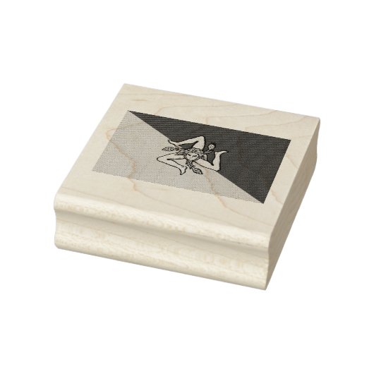 Sicilië vlag Rubberstempel (Stempel)