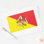 Sicilië Vlag Stickers (Envelop)