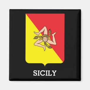 Sicilië * Wapenmunt Magnet
