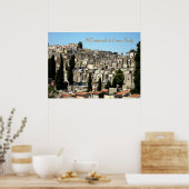Sicilië's begraafplaats Enna Poster (Keuken)