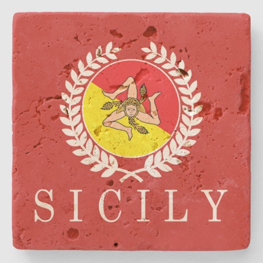 Sicily Classico Stenen Onderzetter (Voorkant)