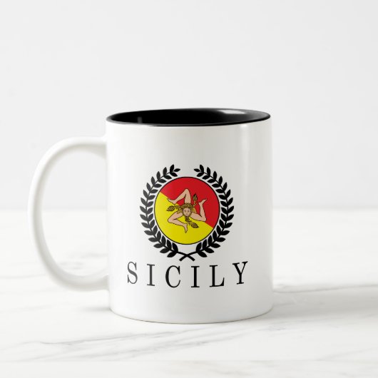Sicily Classico Tweekleurige Koffiemok (Links)