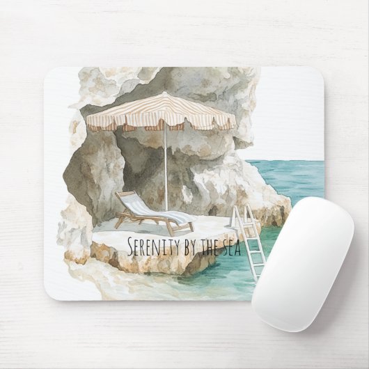 Sicily Italian Ocean Coast Muismat (Met muis)