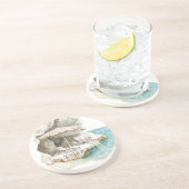 Sicily Italian Ocean Coast Zandsteen Onderzetter (Zijkant)