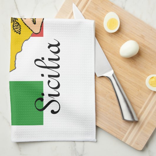 Sicily Kitchen Towel Theedoek (Quarter Fold)