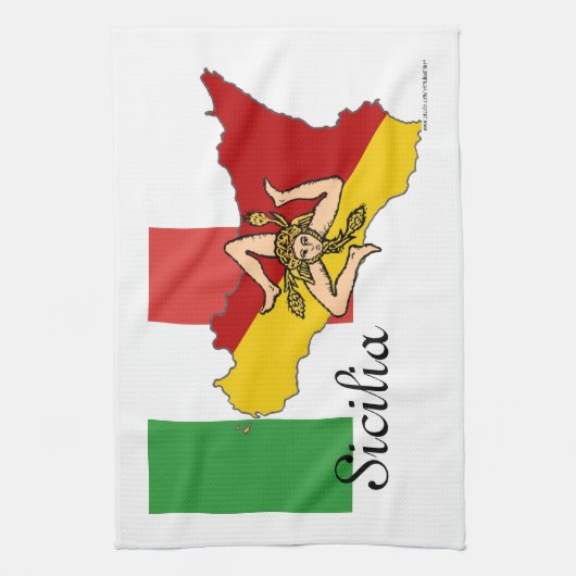 Sicily Kitchen Towel Theedoek (Verticaal)