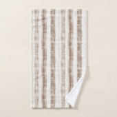 Sicily Rustic Brown Stripes  Bad Handdoek (Handdoek)