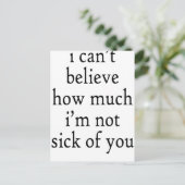 Sick Briefkaart (Staand voorkant)