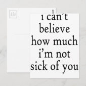 Sick Briefkaart (Voorkant / Achterkant)