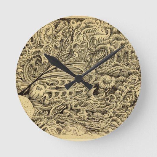 Sick Chamber_by Brian Benson Ronde Klok (Voorkant)