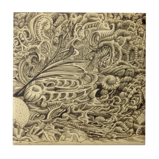 Sick Chamber_by Brian Benson Tegeltje (Voorkant)