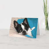 Sick Day Doggie Kaart (Voorkant)