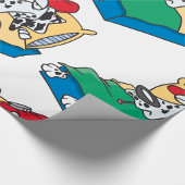 Sick Dog in Bed Cadeaupapier