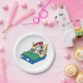Sick Dog in Bed Papieren Bordje (Feest)