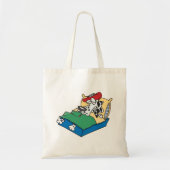 Sick Dog in Bed Tote Bag (Voorkant)