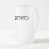 Sick Drummer Mugazine Matglas Bierpul (Voorkant rechts)