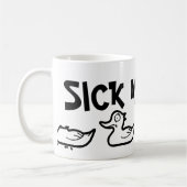 Sick duck H Koffiemok (Links)