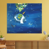 Sick Earth 2008 Canvas Afdruk (Insitu (Woonkamer))