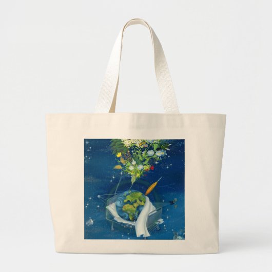 Sick Earth 2008 Grote Tote Bag (Voorkant)