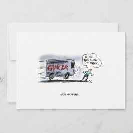 Sick geluk Funny Cancer Briefkaart