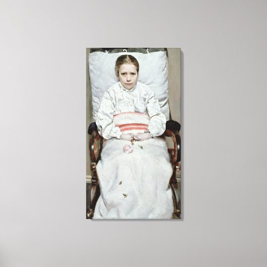 Sick Girl Canvas Afdruk (Voorkant)