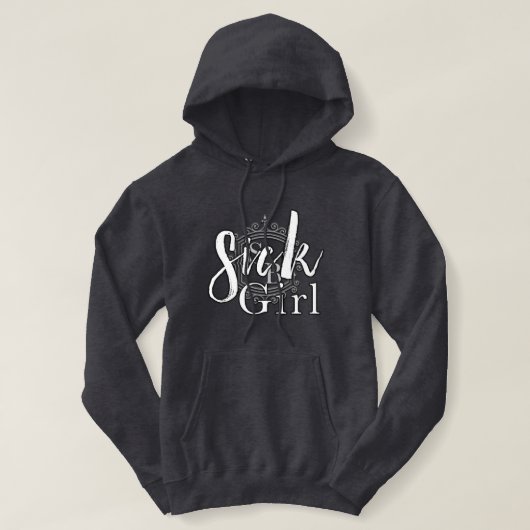 Sick Girl Hoodie (Design voorkant)