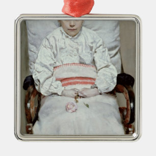 Sick Girl Metalen Ornament