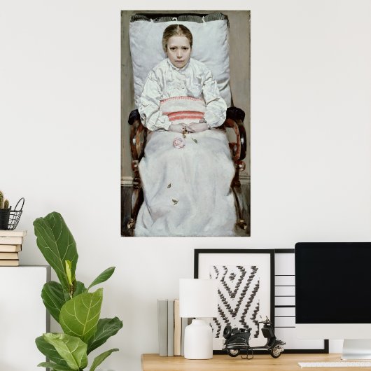 Sick Girl Poster (Thuiskantoor)