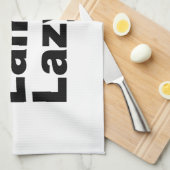 Sick & Lame & Lazy. Theedoek (Quarter Fold)