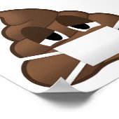 Sick Mask Poop Emoji Poster (Hoek)