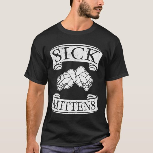 Sick Mittens Hockey Shirsey met backprint T-shirt (Voorkant)