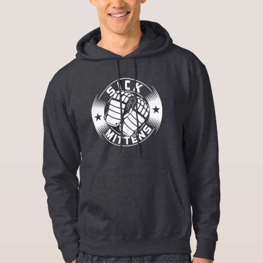 Sick Mittens Ice Hockey Slang Hoodie (Voorkant)