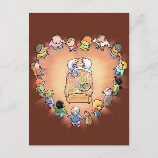 Sick Mom Briefkaart (Voorkant)