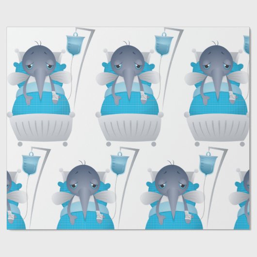 Sick Mosquito Cadeaupapier (Vlak)