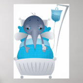 Sick Mosquito in het ziekenhuis Poster (Voorkant)