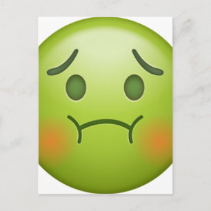 Sick note Emoji Face Briefkaart