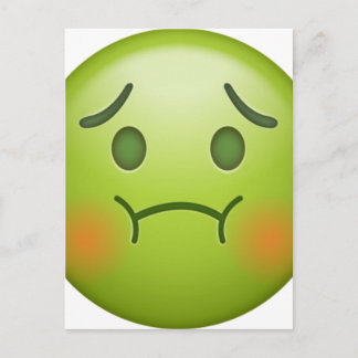 Sick note Emoji Face Briefkaart