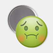 Sick note Emoji Face Magneet (Voorkant / Achterkant)
