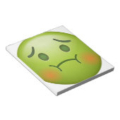 Sick note Emoji Face Notitieblok (Schuin)