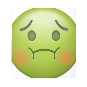 Sick note Emoji Face Notitieblok