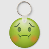 Sick note Emoji Face Sleutelhanger (Voorkant)