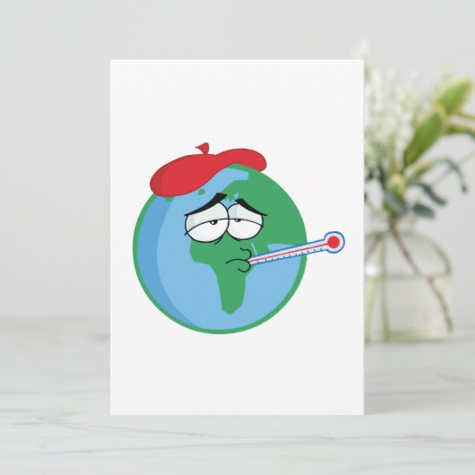 Sick Planet Kaart (Staand voorkant)