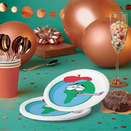 Sick Planet Papieren Bordje