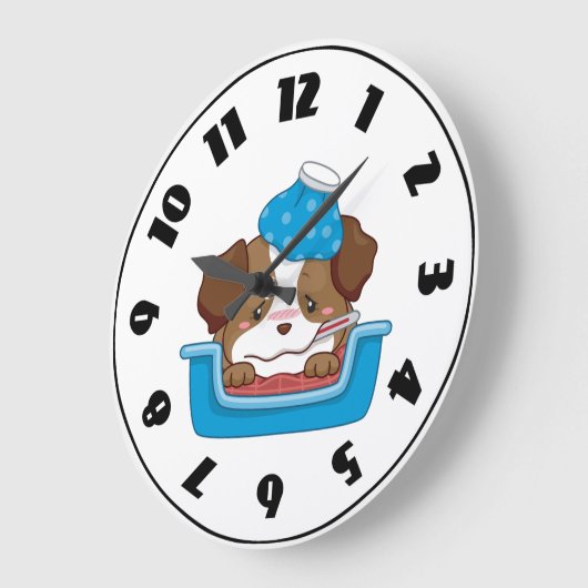 Sick Puppy Clock Grote Klok (Hoek)