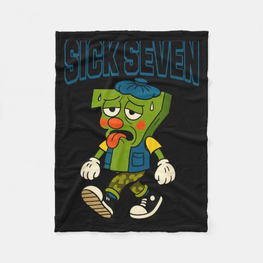 Sick Seven 67 Halloween Costume For Pular Design  Fleece Deken (Voorkant)