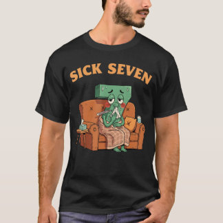 Sick Seven 67 Halloween Costume Fun Wordplay Desig T-shirt